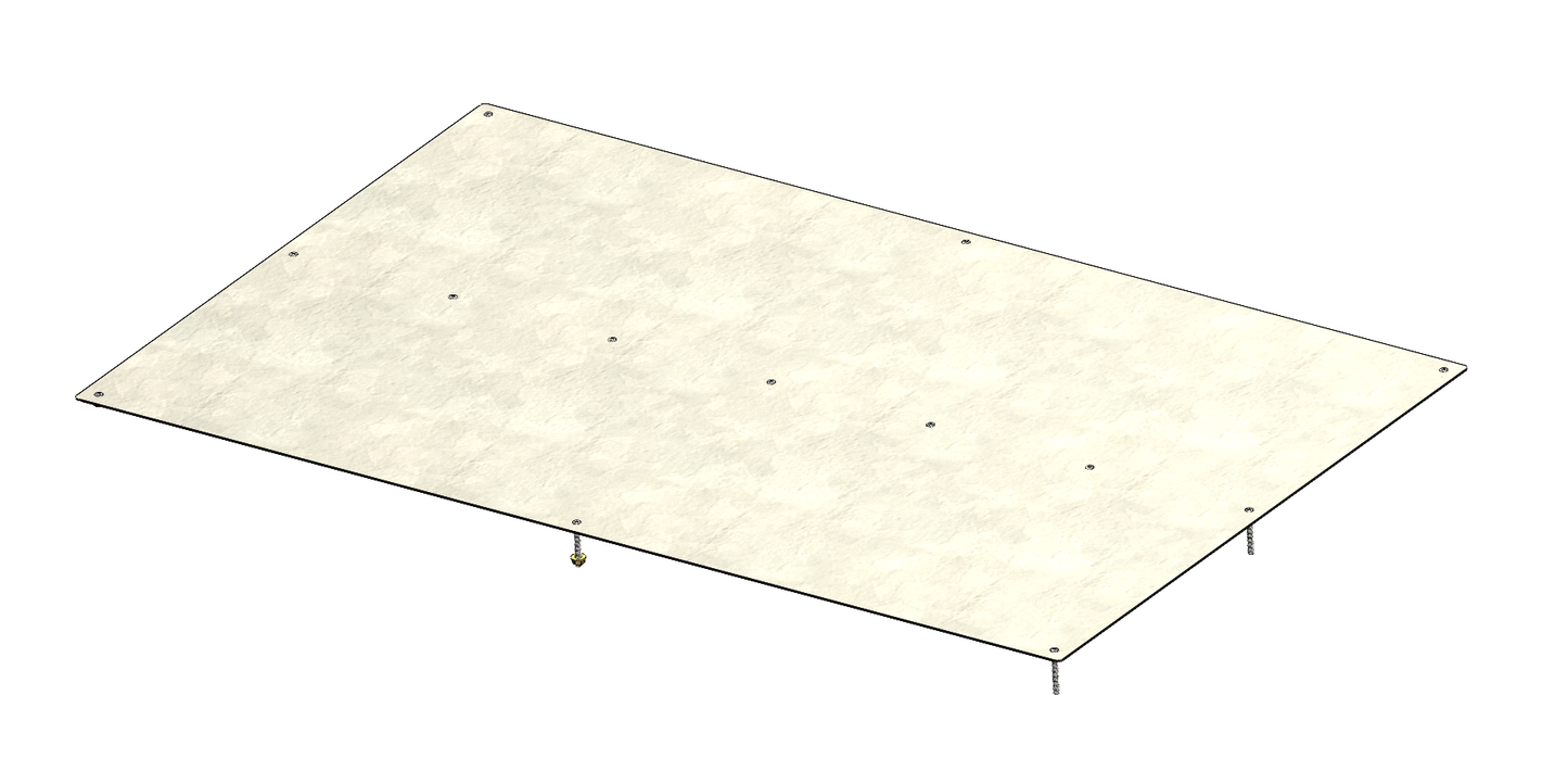 Standard 30 x 48 Melamine Surface Tabletop