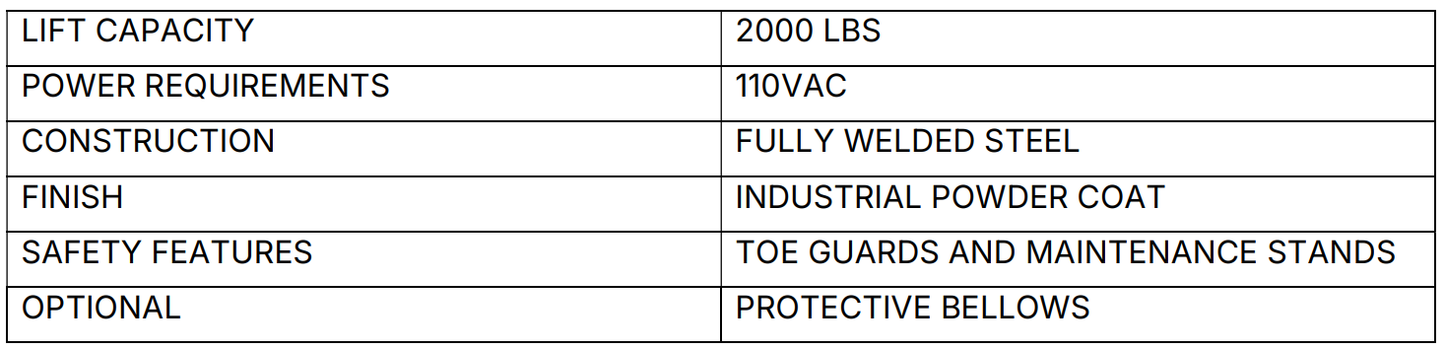 Electric Lift Tables